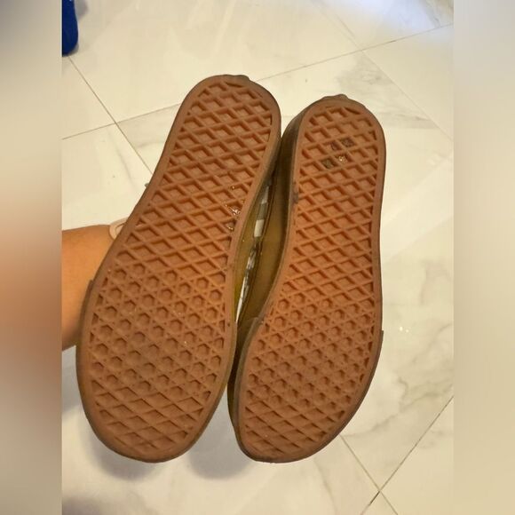 Vans Checkered Shoes with Green Accents #20 - Picture 4 of 8